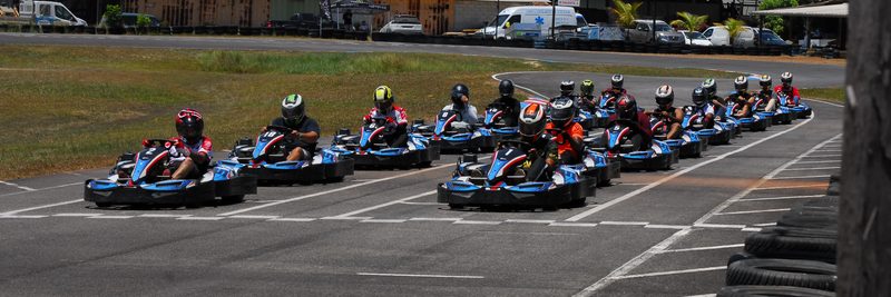 Départ de course au circuit de Macouria