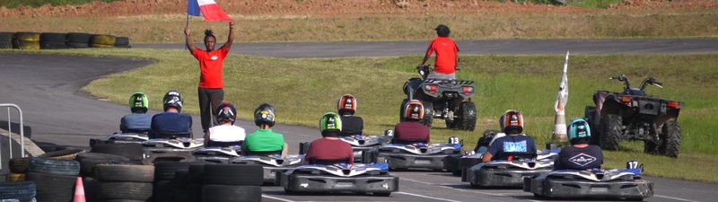 Départ de course sur le circuit
